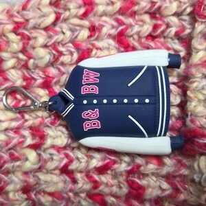 B&BW Navy and White Jacket Keychain